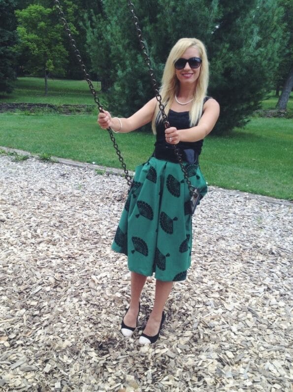 A Green ModCloth Skirt