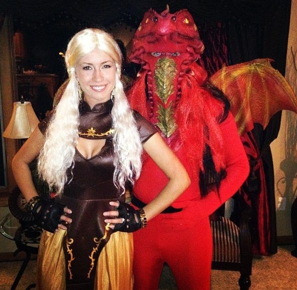 Khaleesi Halloween Costume & Dragon