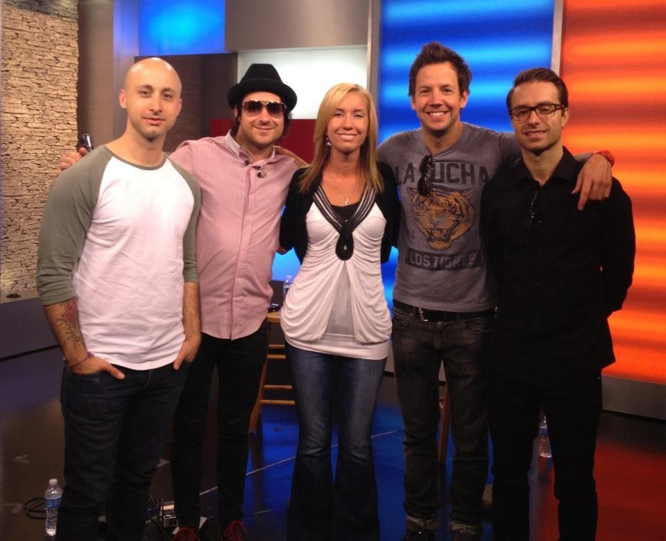 Inside our studio with Simple Plan.