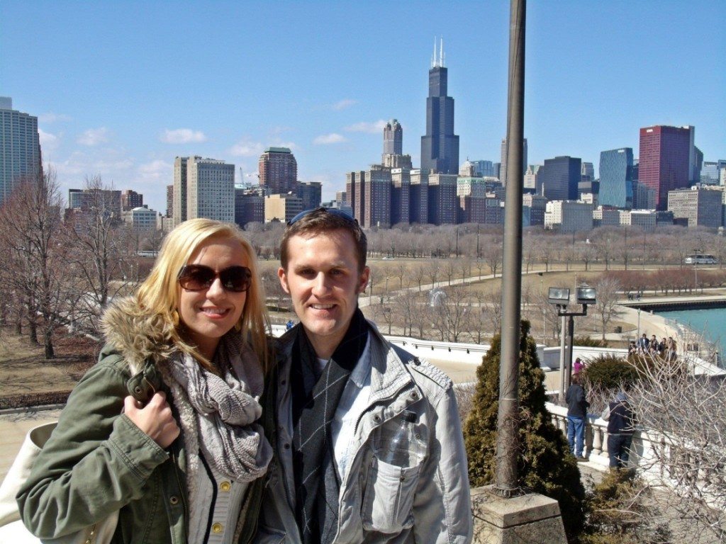 The view from the Shedd Aquarium.