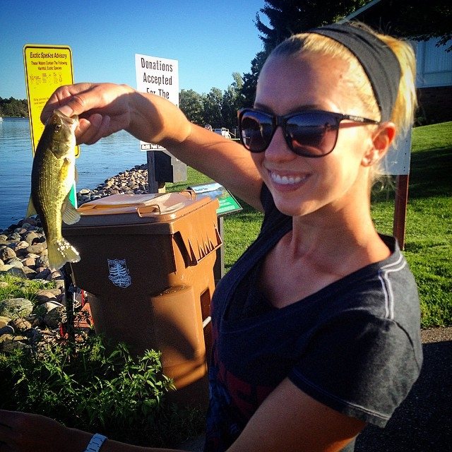 The day I caught the "biggest" fish. Haha.