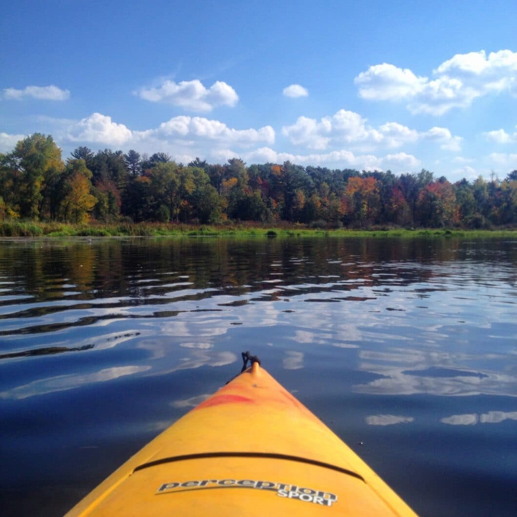 Picture from a kayaking trip we took in Stevens Point.