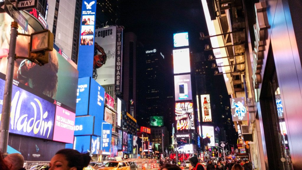 Times Square New York.
