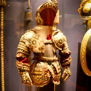 A 5-year-old princes armor.