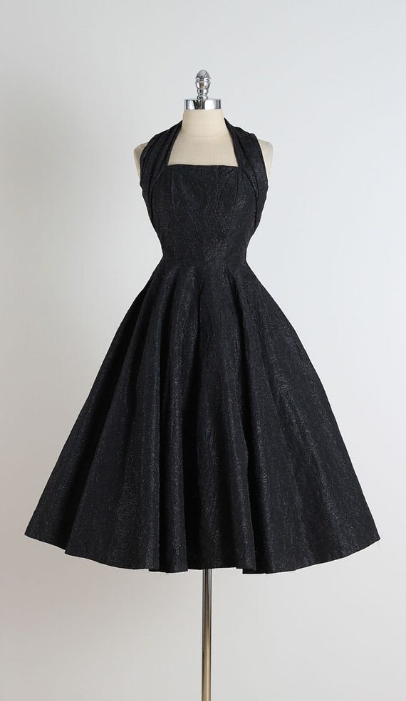 Vintage 1950 Cocktail Dress: millstreetvintage