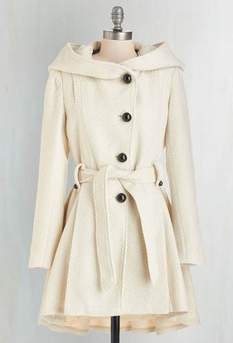 Hooded coat: Steve Madden