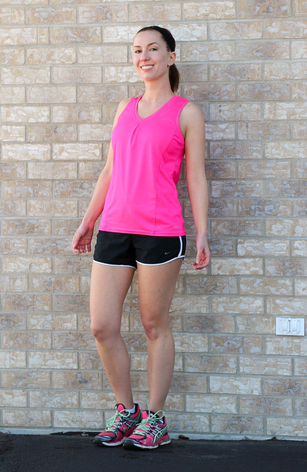 Warm weather running outfit