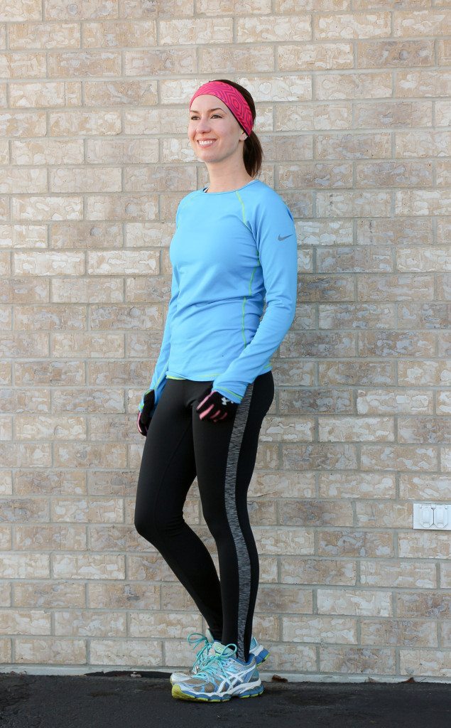 cold weather running outfit