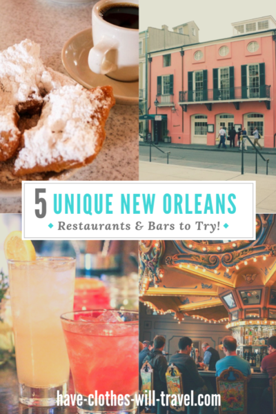 5 Unique Restaurants & Bars to Try in New Orleans