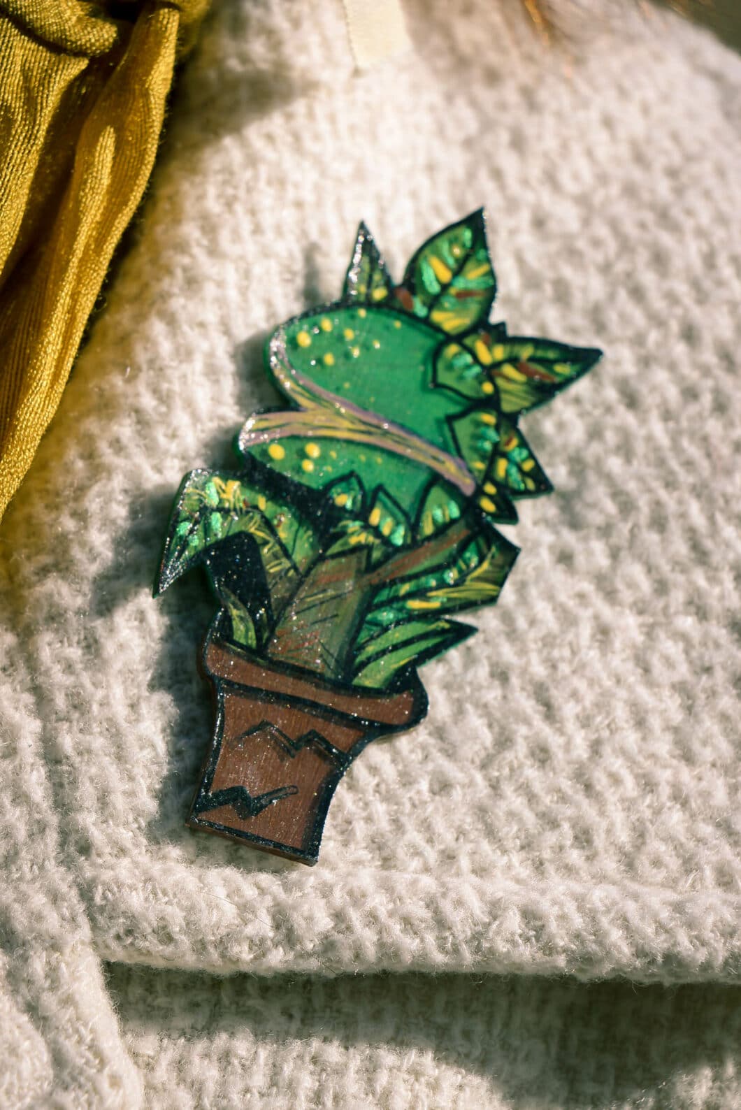 Handmade Venus Fly Trap Pin