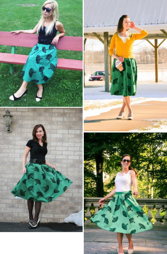 Outfit Remix – 1 Midi Skirt, Styled 4 Different Ways