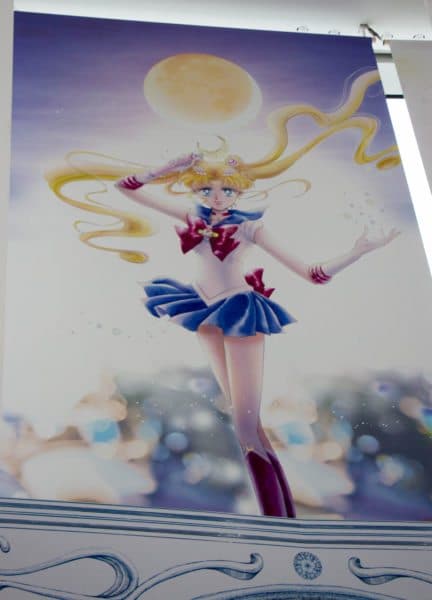 sailor moon exhibit