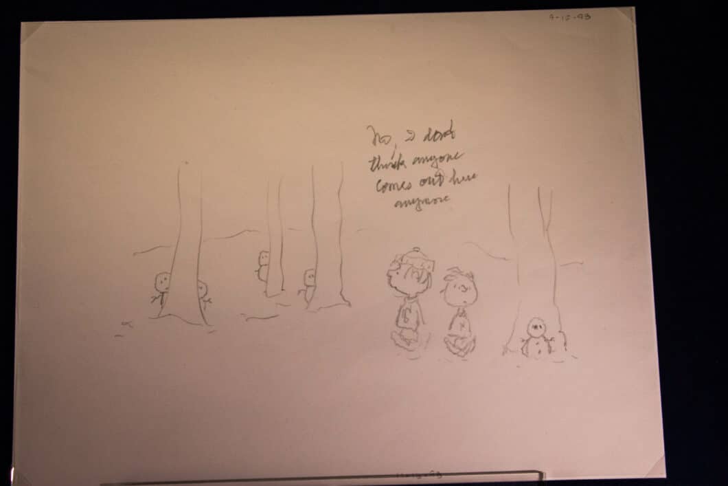 Peanuts preliminary sketches