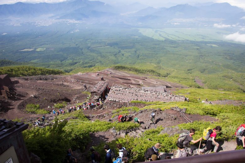 Climbing Mount Fuji