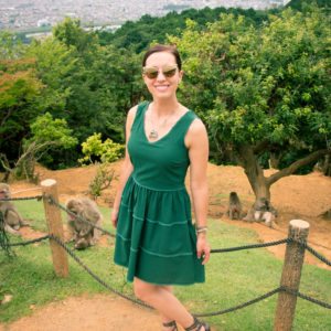 ModCloth Stylish Surprise Dress and Zappos Sandals