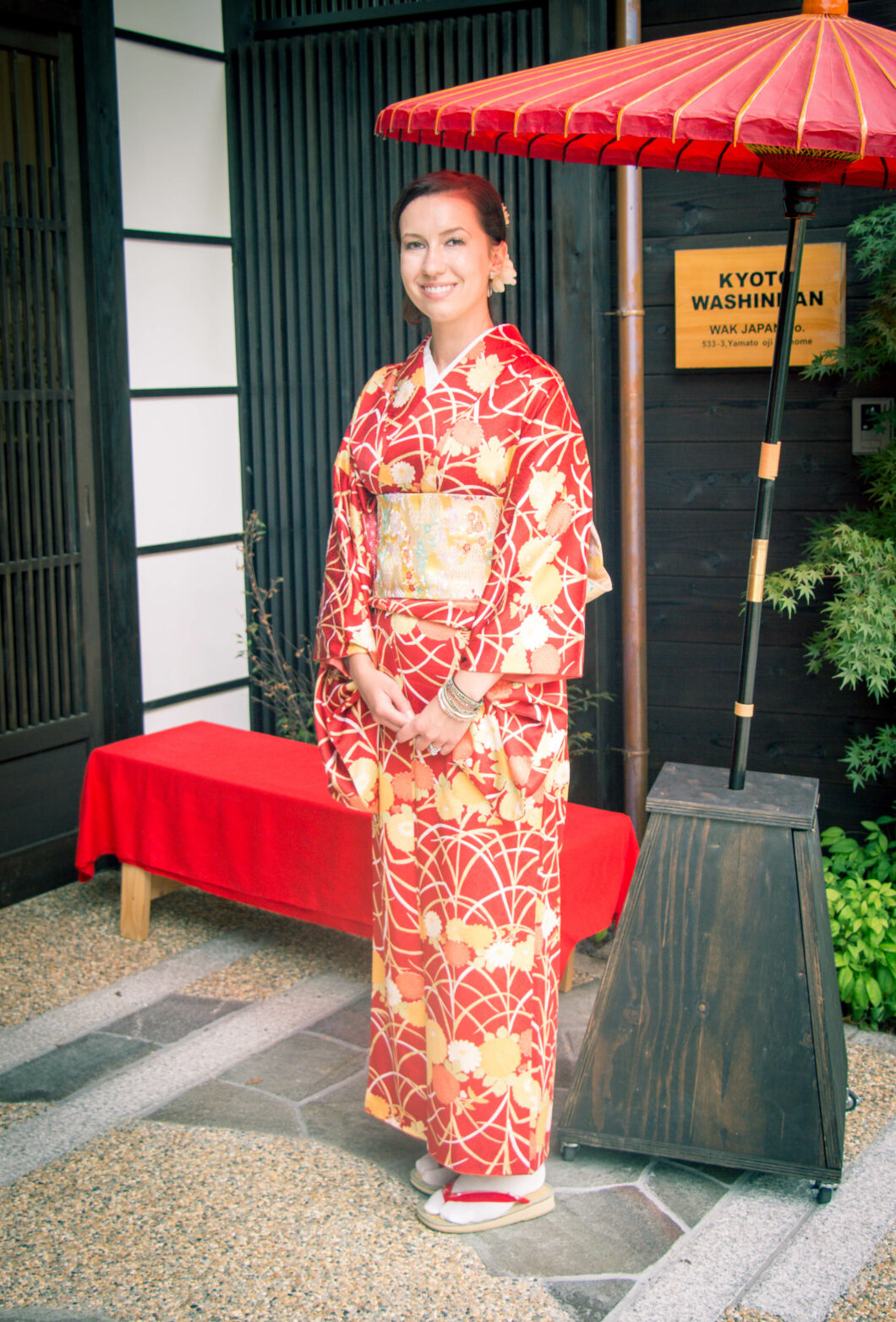 Wearing a Kimono in Japan for a Traditional Tea Ceremony
