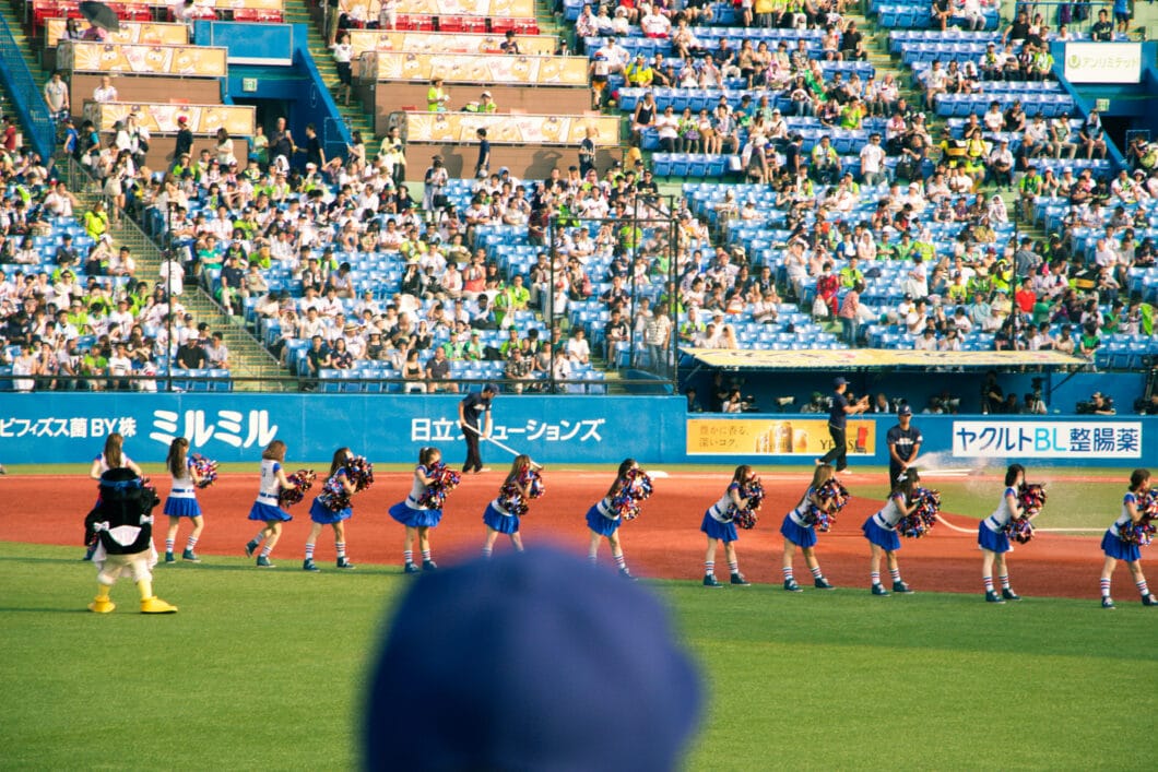 Cheerleaders Japanese ball game
