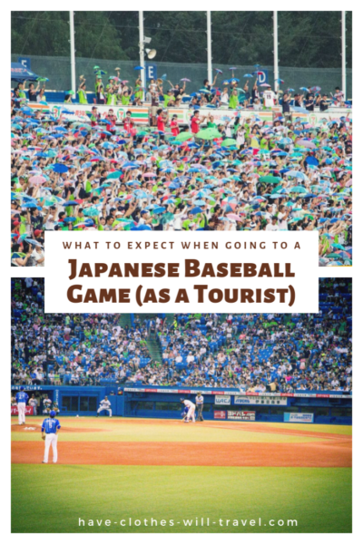Going to a Japanese Baseball Game (as a Tourist)