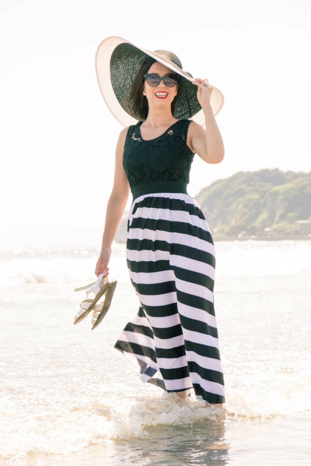 Striped Maxi dress