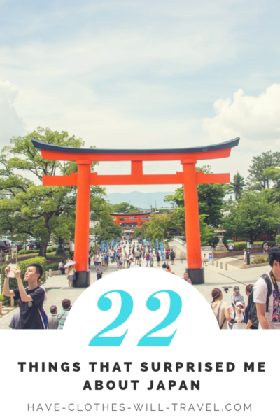22 Things That Surprised me about Japan