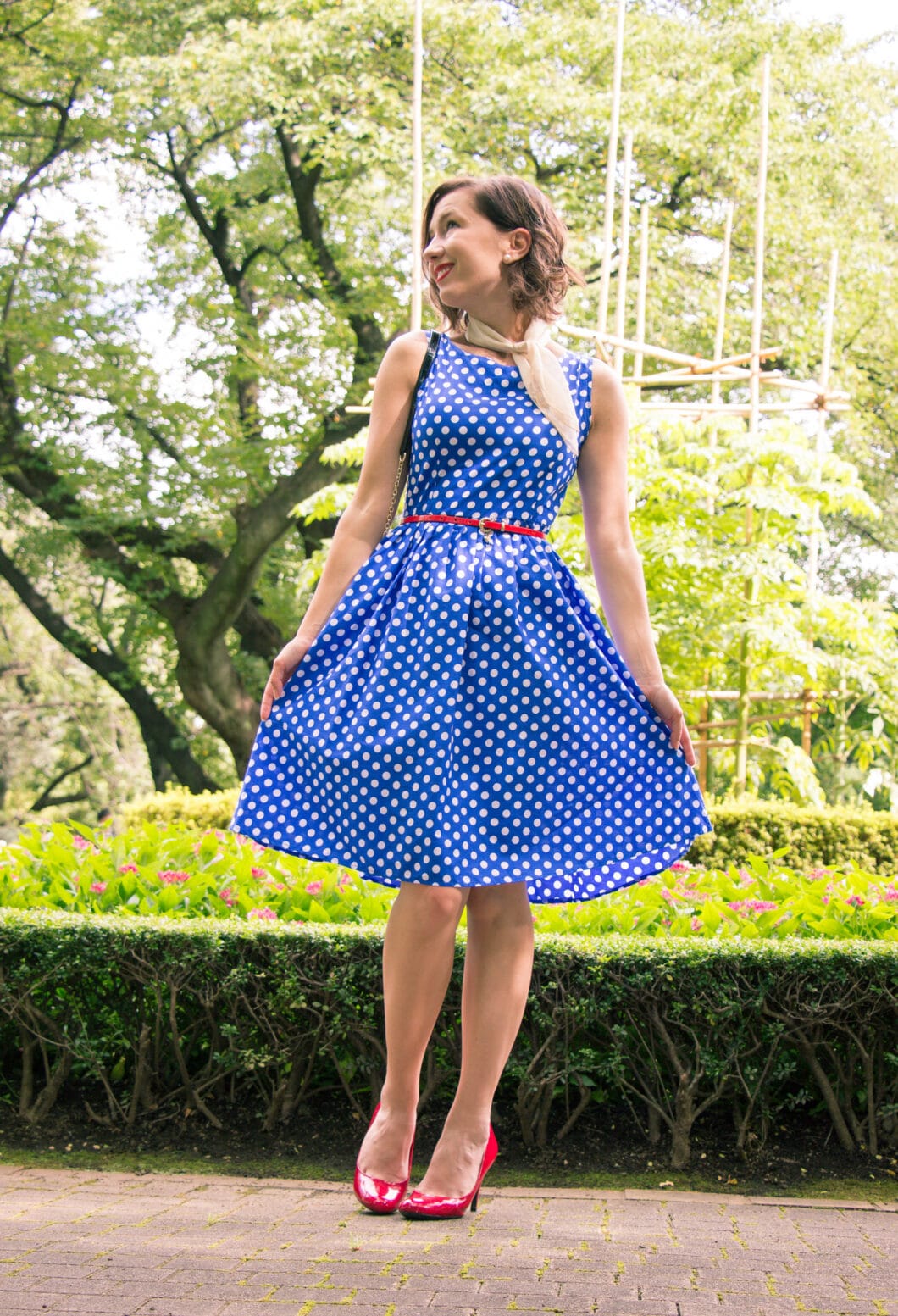 Shein Polka dot dress