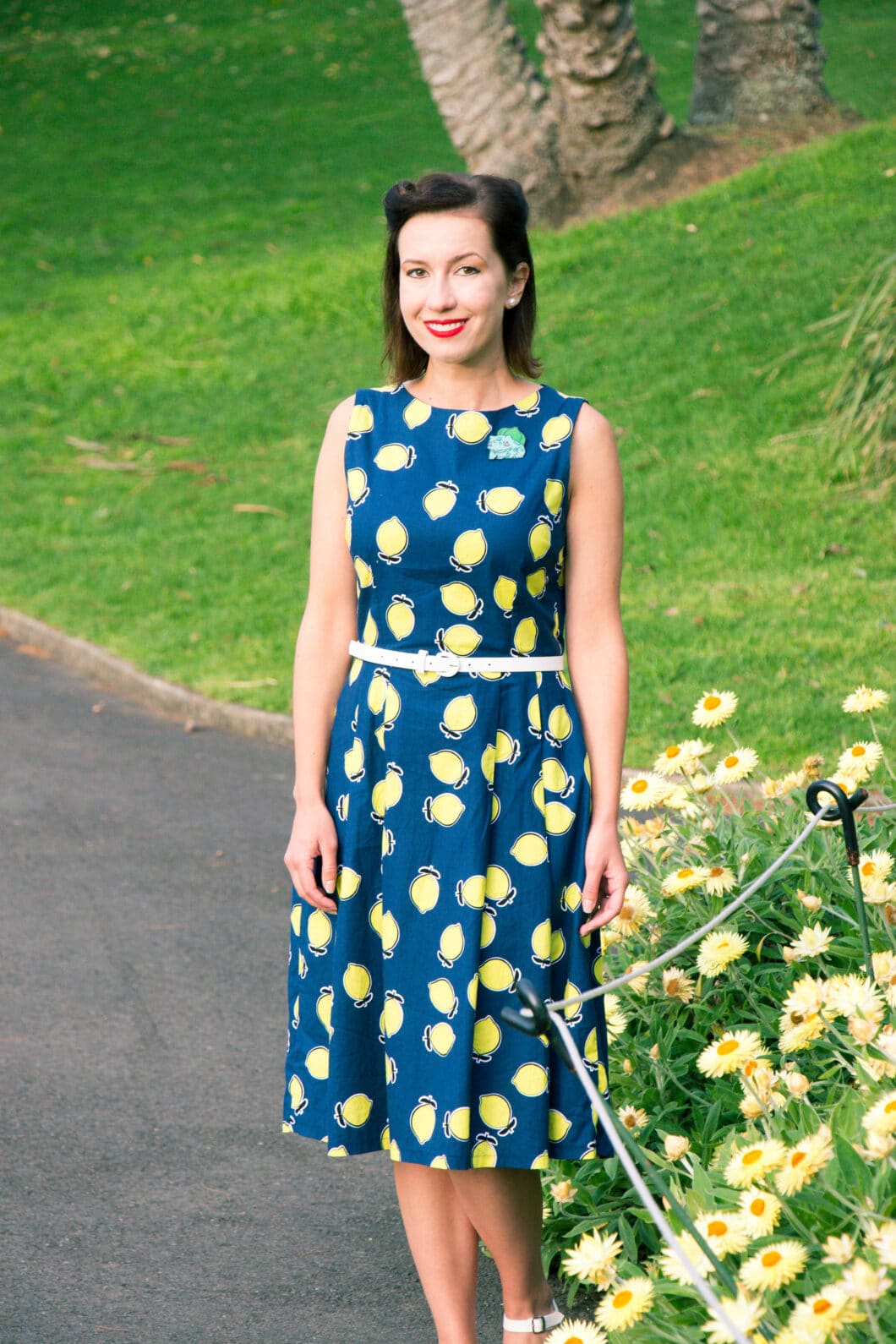 Clema W. lemon dress