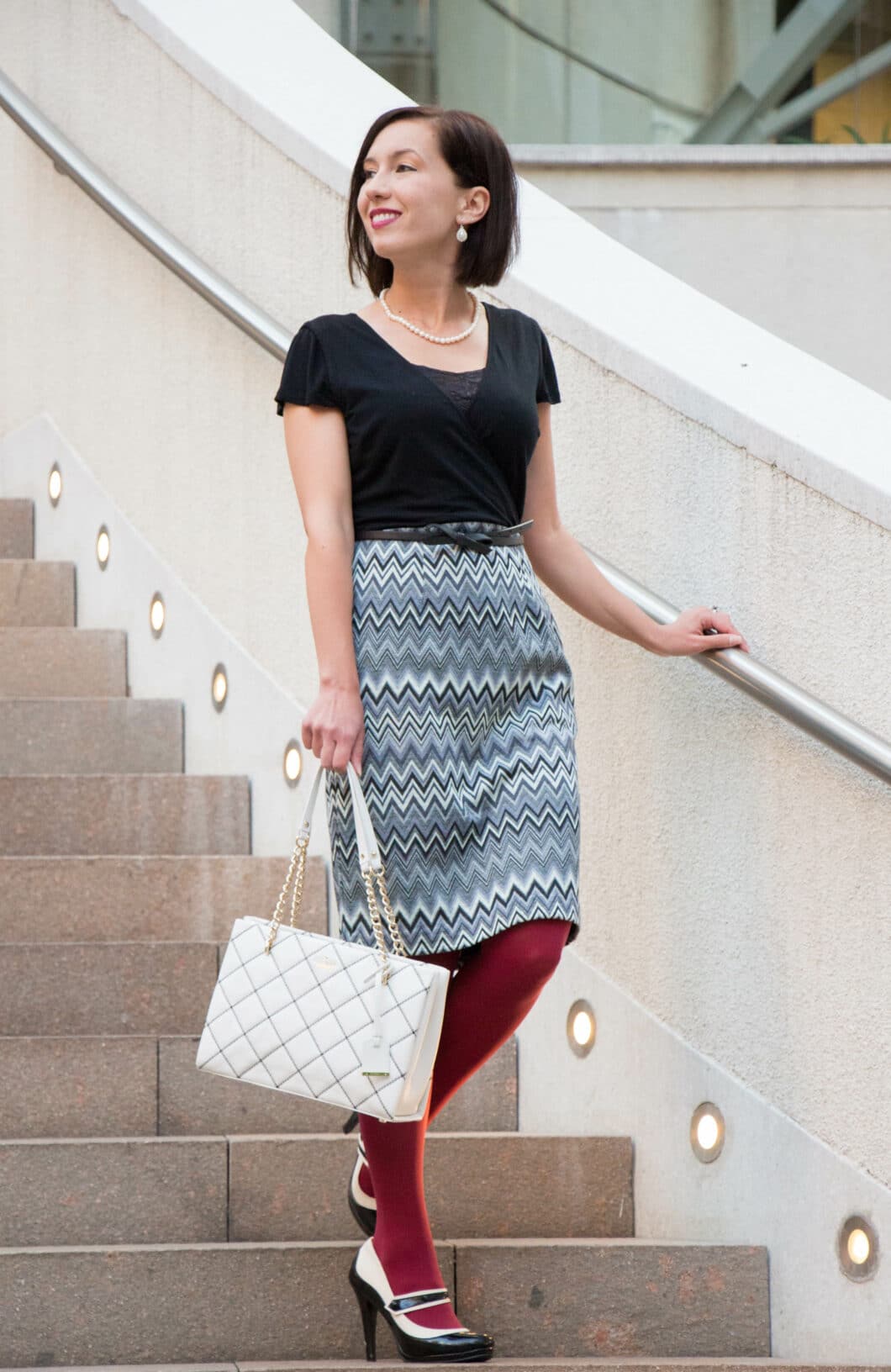 MODCLOTH DRESS - KATE SPADE BAG