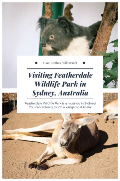 Visiting Featherdale Wildlife Park