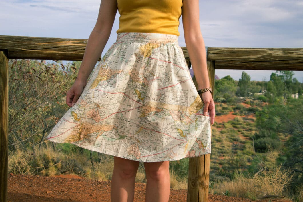 map skirt modcloth