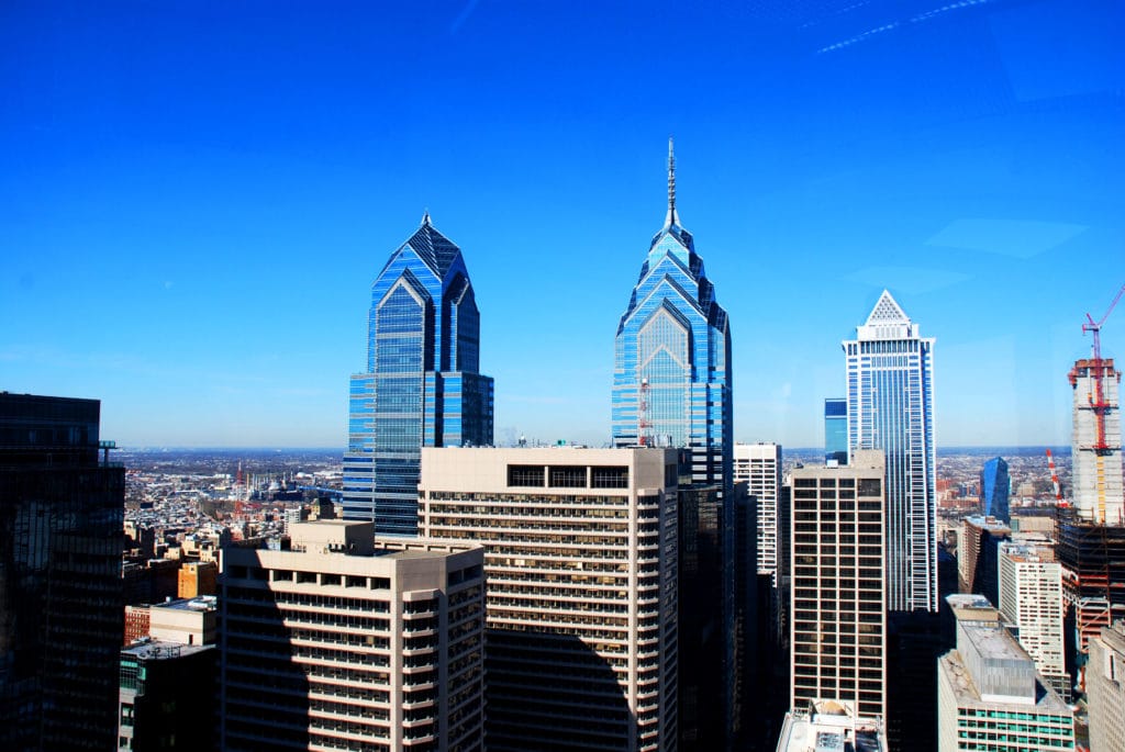 View from the top of City Hall