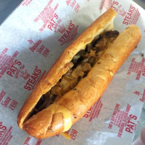 Cheesesteak from Pat’s