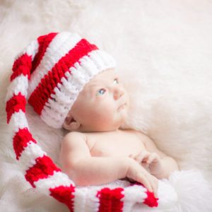 henry christmas newborn photos
