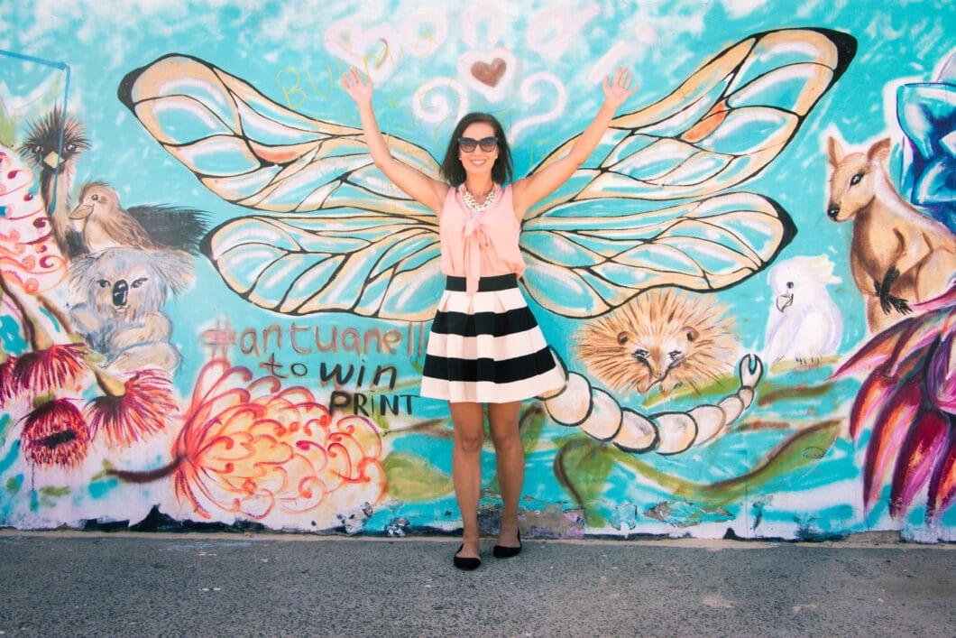 Black & White Striped Skirt Outfit