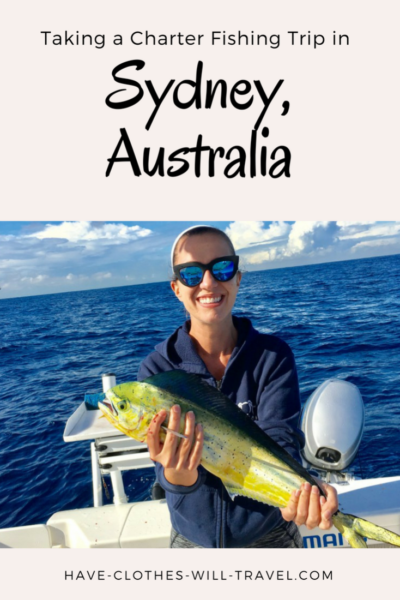 taking a charter fishing trip in Sydney, Australia