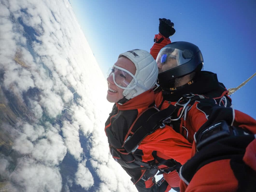 skydiving