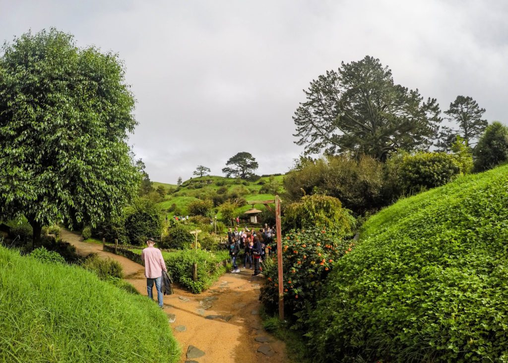 First entering Hobbiton!