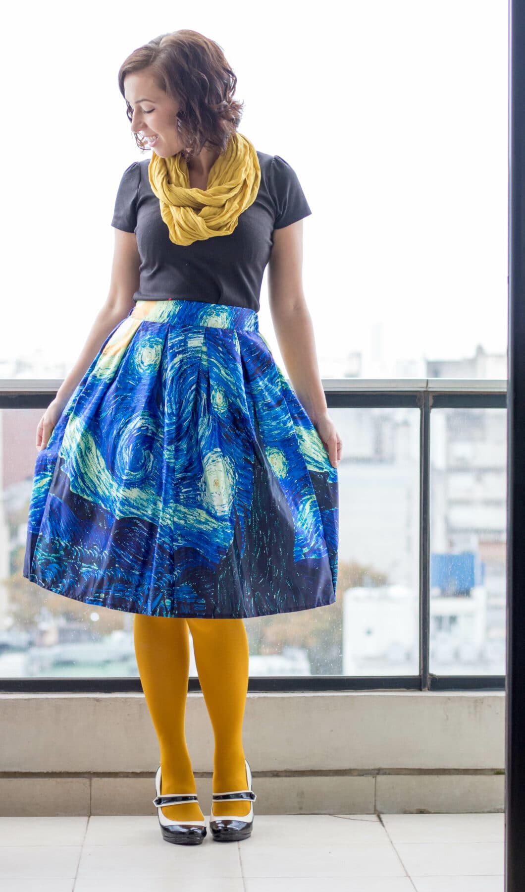 Starry night skirt