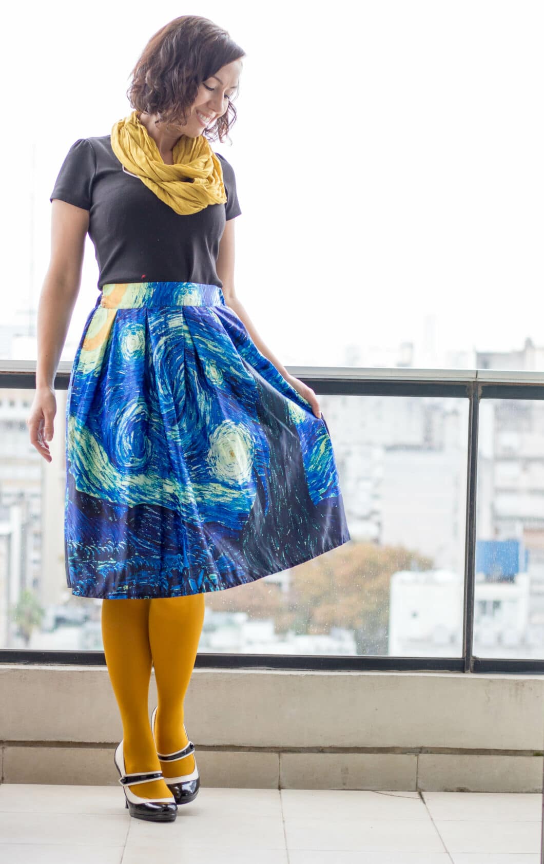 Starry night skirt