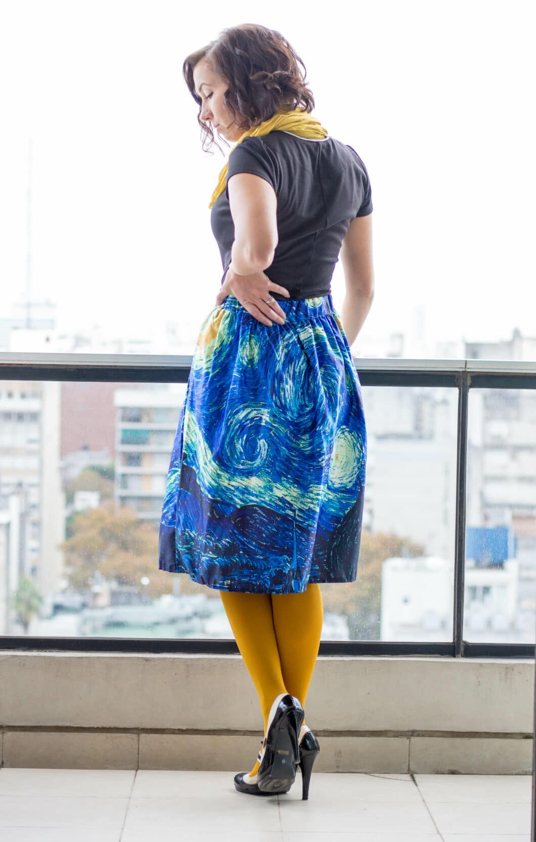 Starry night skirt