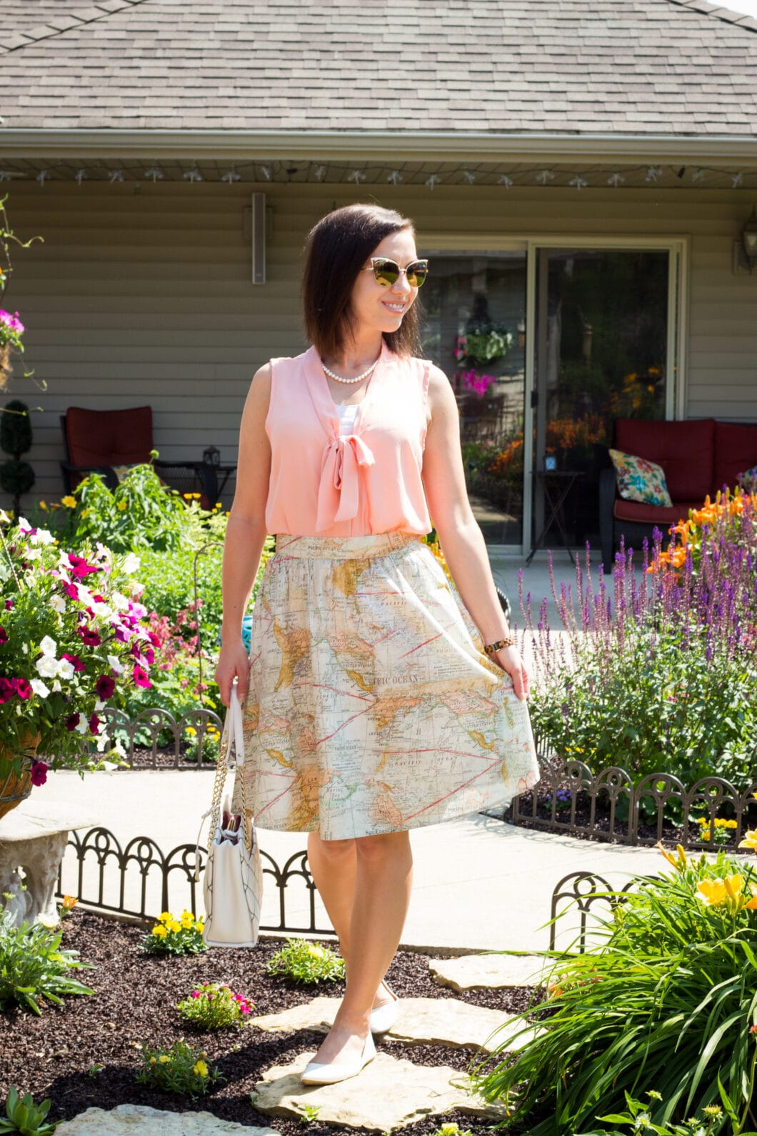 modcloth map skirt