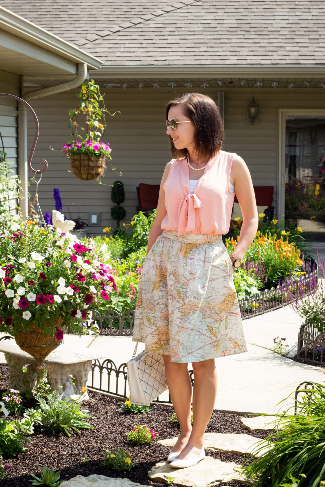 modcloth map skirt