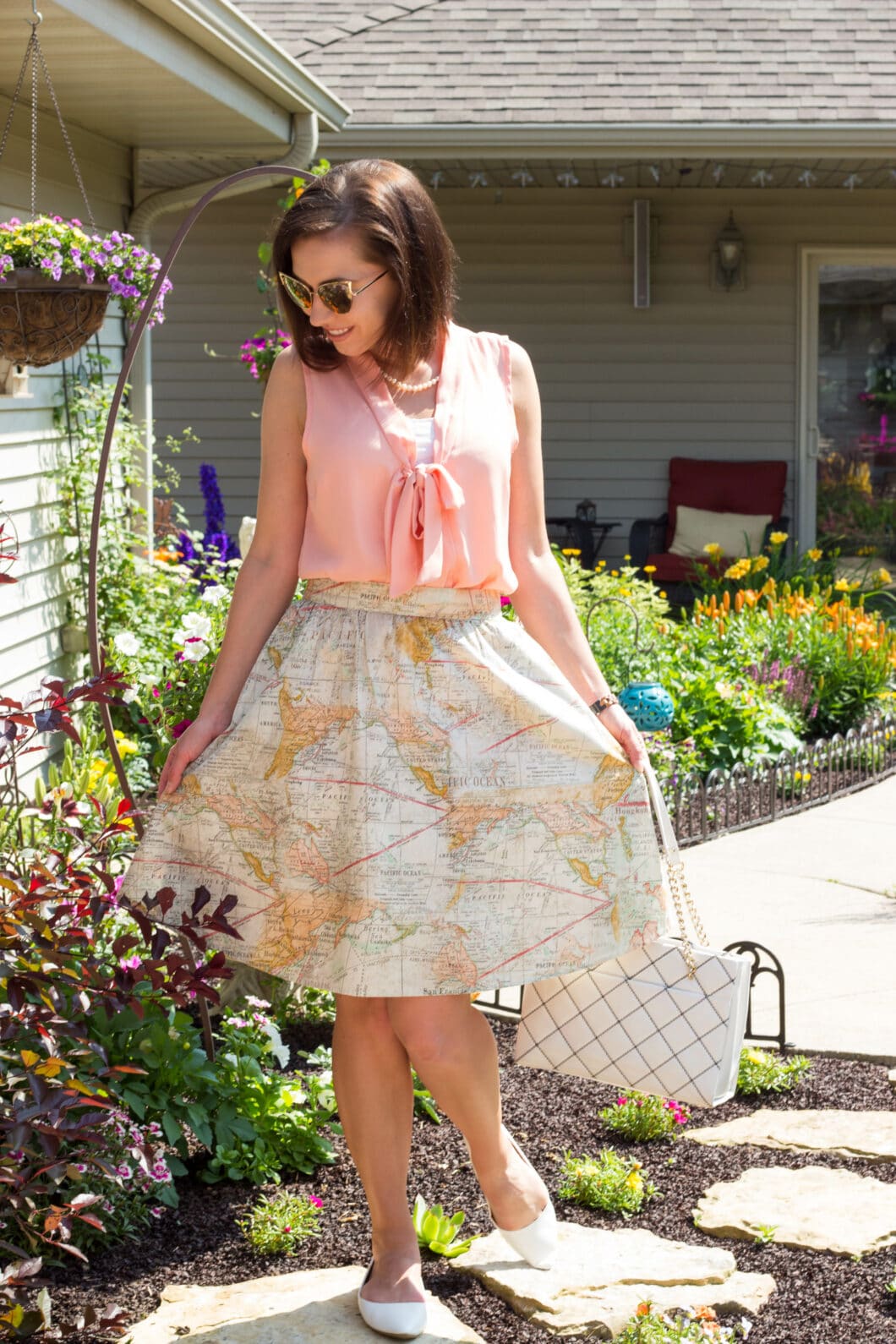 modcloth map skirt