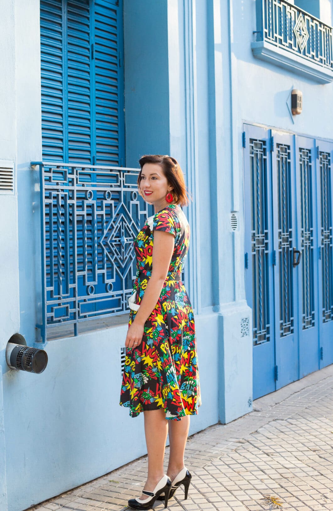 Unique Vintage pop art dress