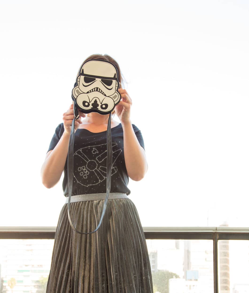 Radish Apparel Millennium Falcon Shirt + Metallic Skirt + Galaxy Leggings