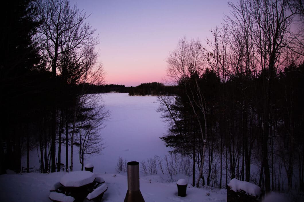 Northern Wisconsin sunset