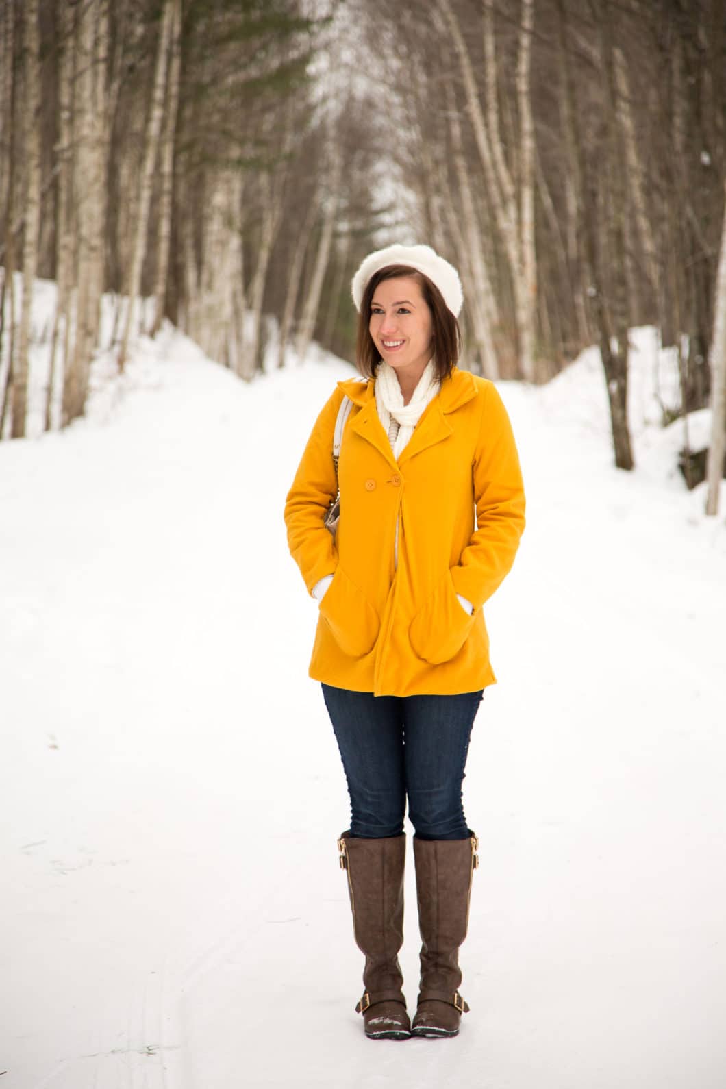 A Colorful Coat for a Dreary Day