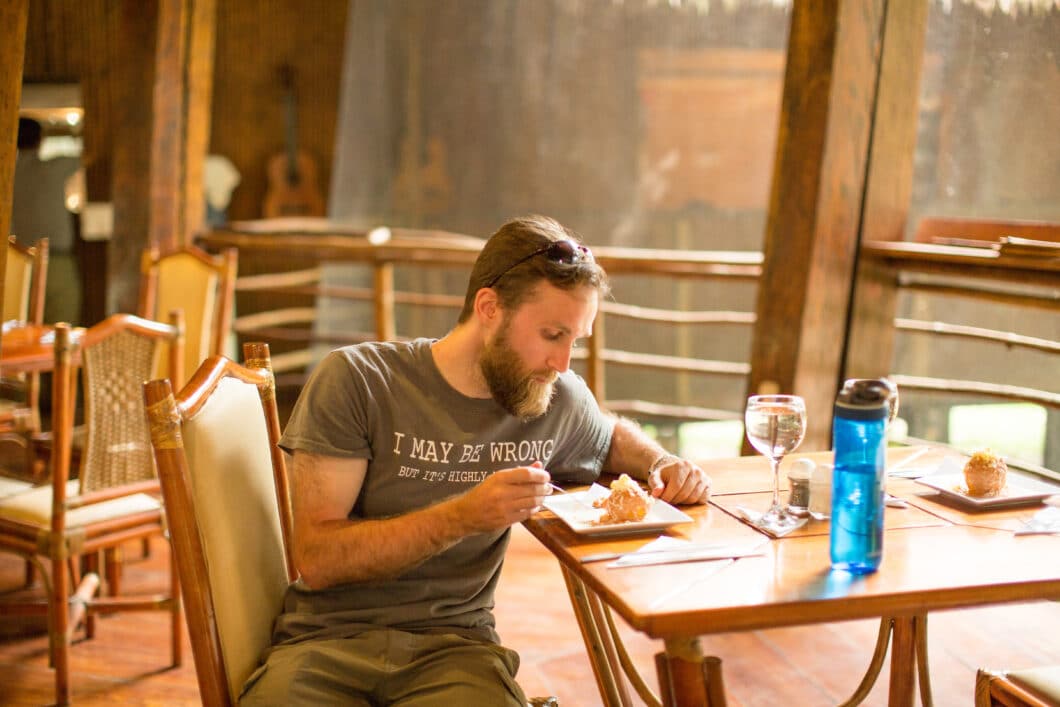 food at the treehouse lodge