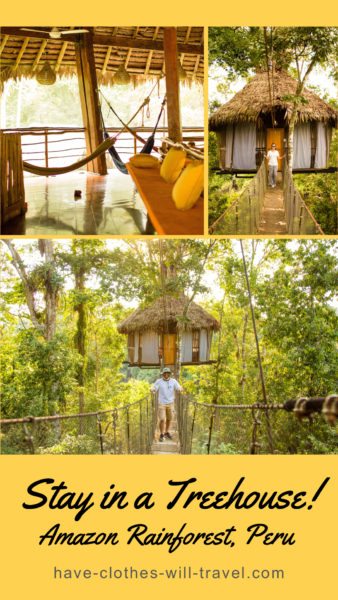 Treehouse Lodge Amazon Rainforest Peru