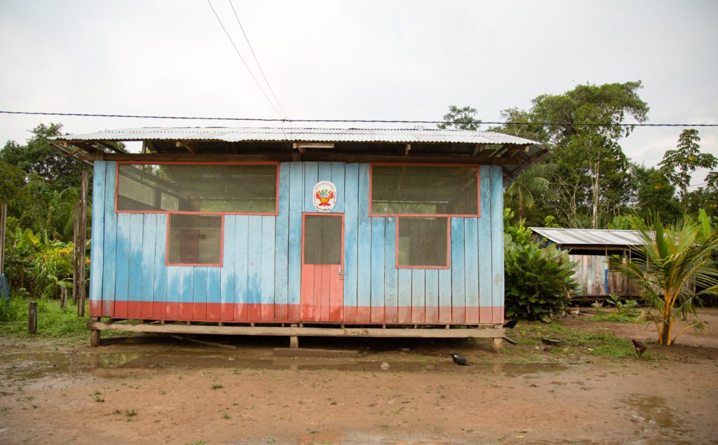 This is the picture of a jail in an Amazon village 