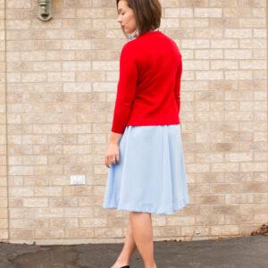 Accessorizing vintage dress